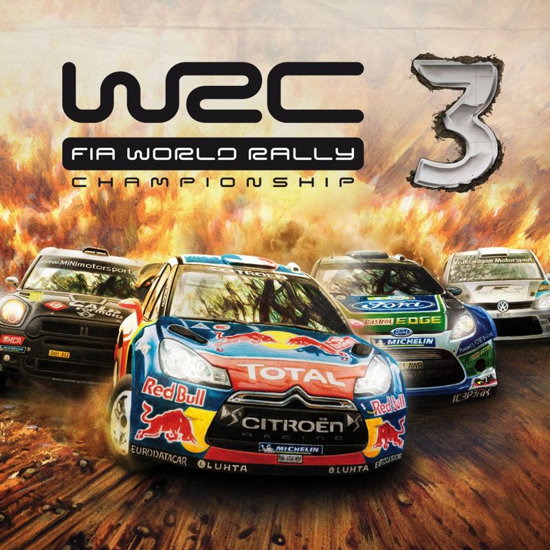 WRC 3: FIA World Rally Championship box art for Playstation Vita